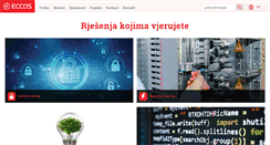 Desktop Screenshot of eccos.com.hr