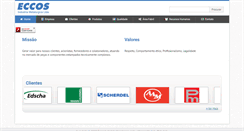 Desktop Screenshot of eccos.com.br